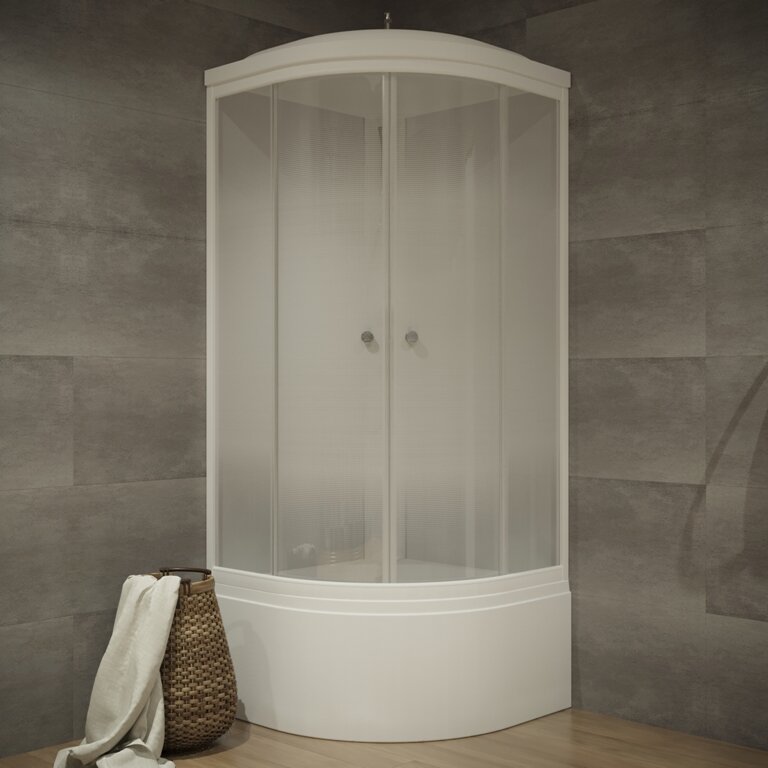Приобрести тритон душевая кабина лайт б дн4 90х90 см, белая, матовое щ0000039801