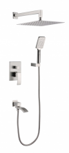 Grocenberg Встраиваемая душевая система, никель GB5007NK