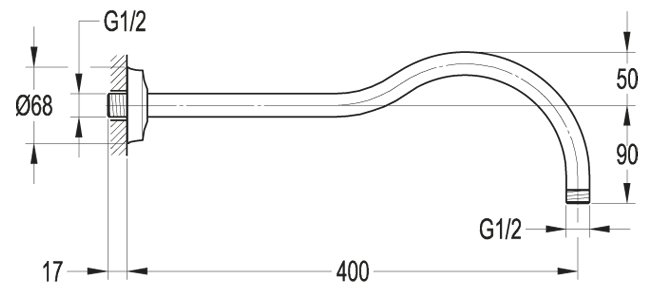 Приобрести cezares излив для душа czr-f-tda6-01