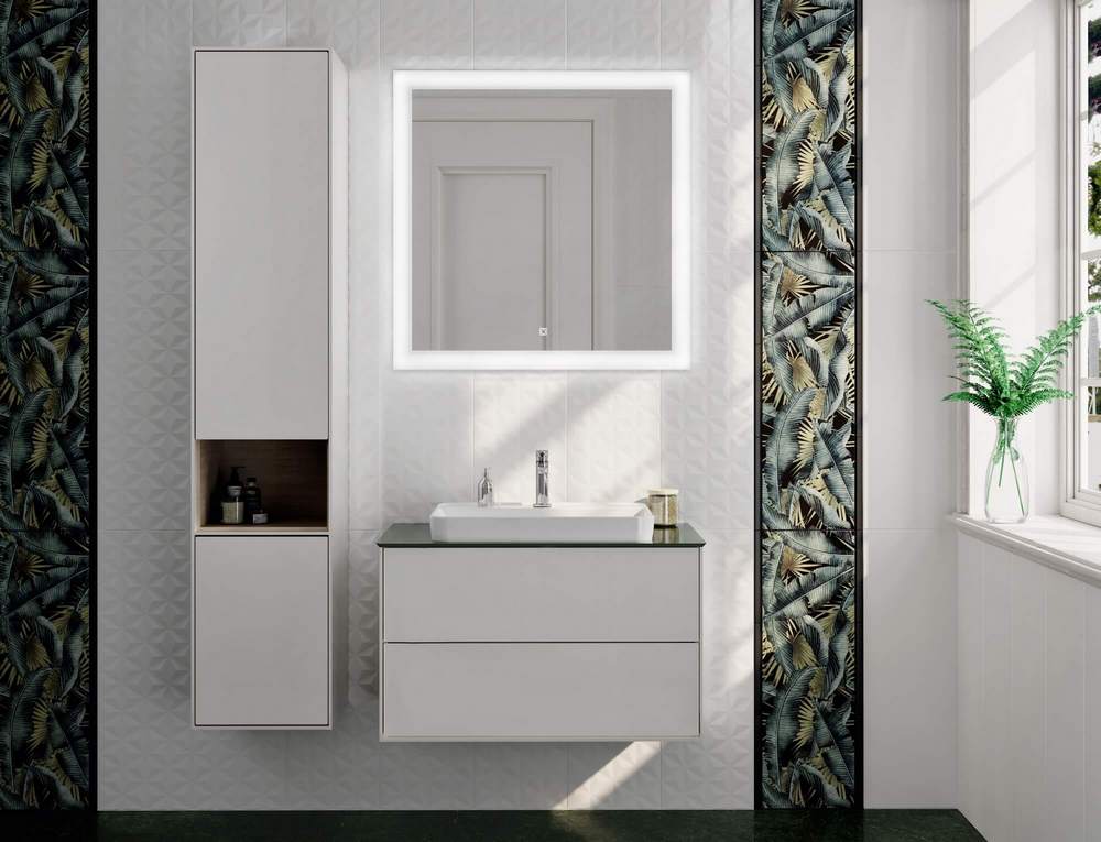 Приобрести пенал подвесной kerama marazzi plaza modern 170см, белый