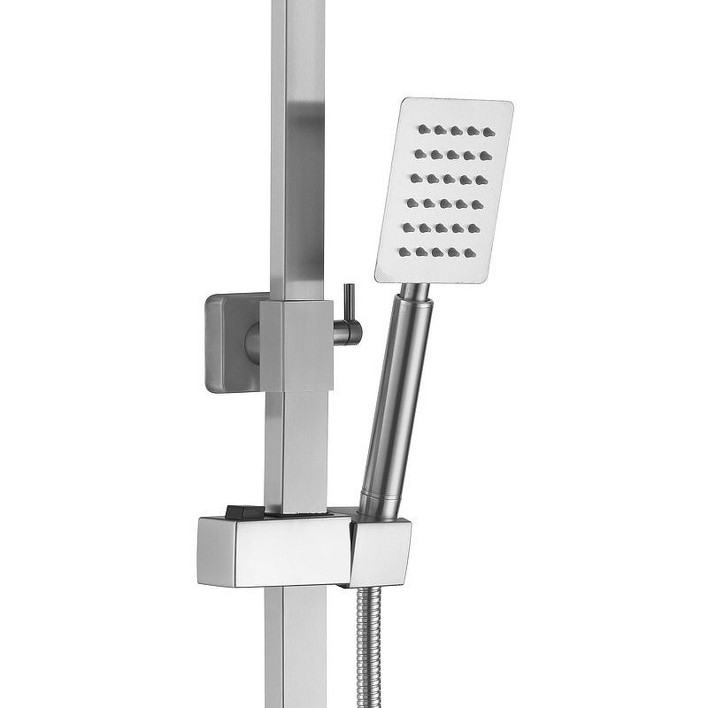 Приобрести haiba душевая система, квадратная d-200мм, нержавеющая сталь hb24803-2