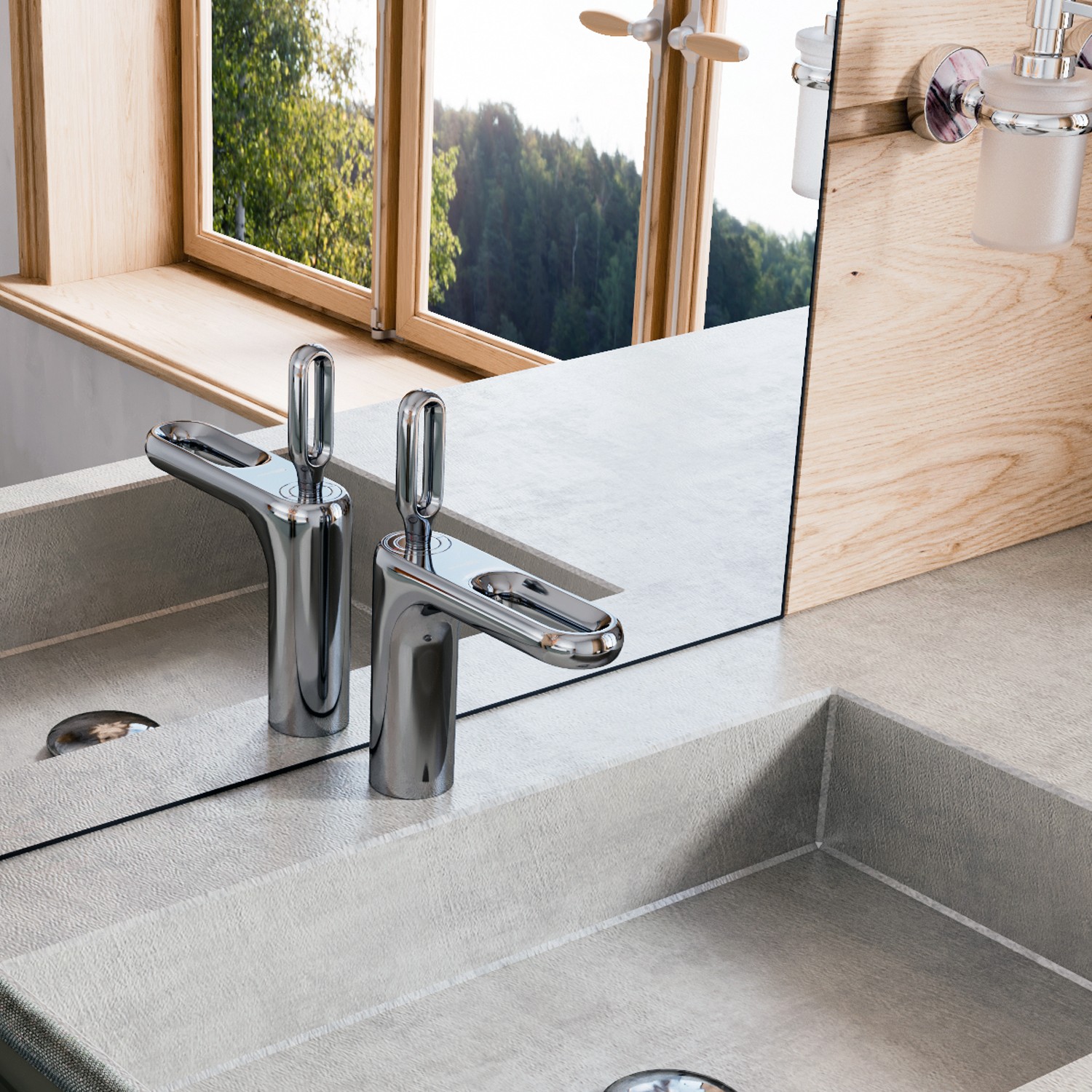 Приобрести wasserkraft смеситель для раковины kammel 1803, хром