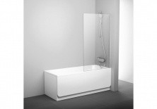 Ravak Шторка для ванны Pivot PVS1 80 см 79840100Z1 белый/прозрачное