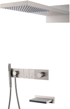 Boheme Душевая система Zodiac, встраиваемая, никель 132-2-NB