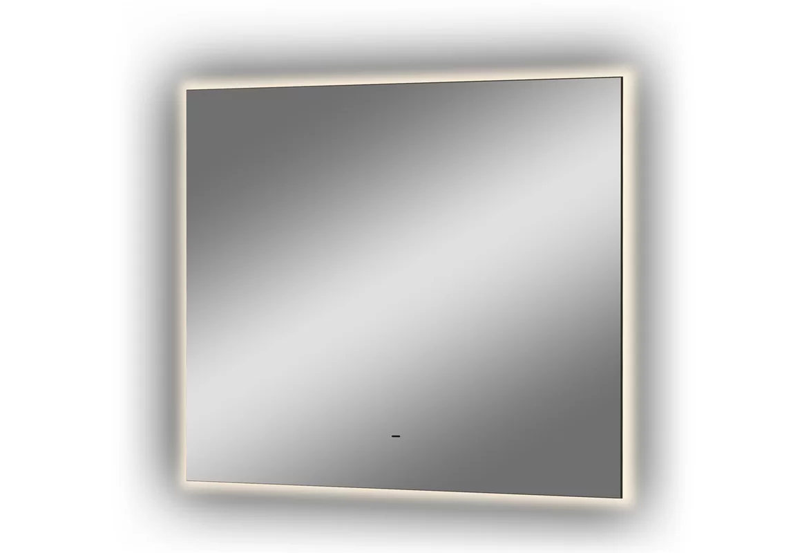 Приобрести continent зеркало с подсветкой trezhe 80х70 см, белое