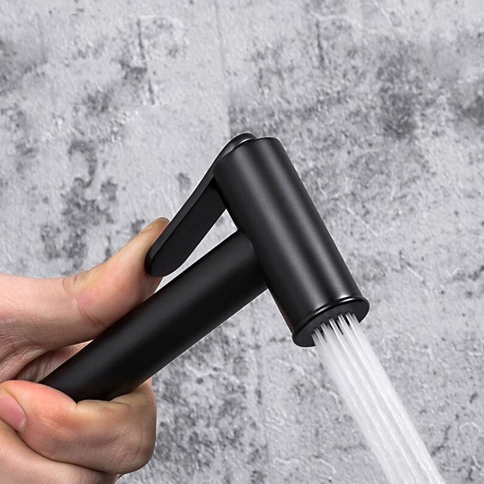 Приобрести gappo смеситель с гигиеническим душем g7288-6, черный матовый 30096