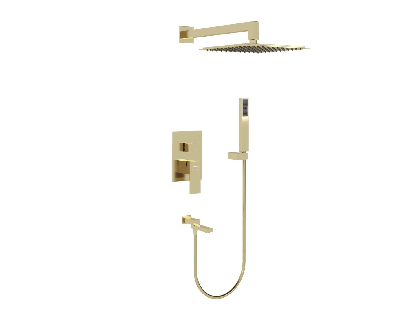 Приобрести hayzburg встраиваемая душевая система, золото hb-1001go