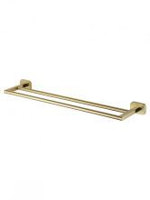 Полотенцедержатель двойной WONZON & WOGHAND GRAFFITY, Брашированное золото (WW-9311-BG)