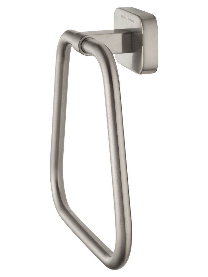 Приобрести кольцо для полотенец wonzon & woghand graffity, брашированный никель (ww-9313-bn)