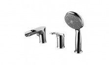 LEMARK Смеситель на борт ванны Omega, 3 отверстия, хром LM3145C