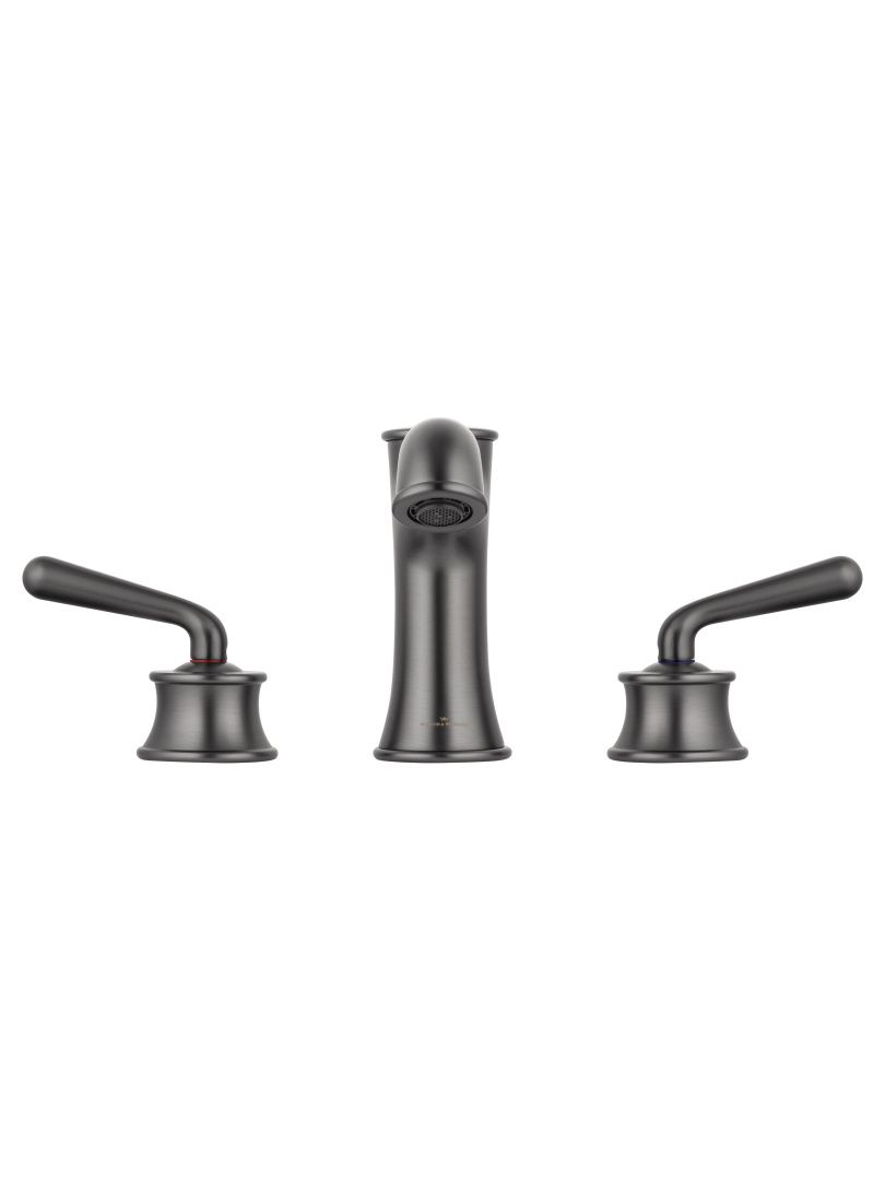 Приобрести смеситель для раковины на 3 отверстия wonzon & woghand steam, темный графит (ww-88159008-bgm)