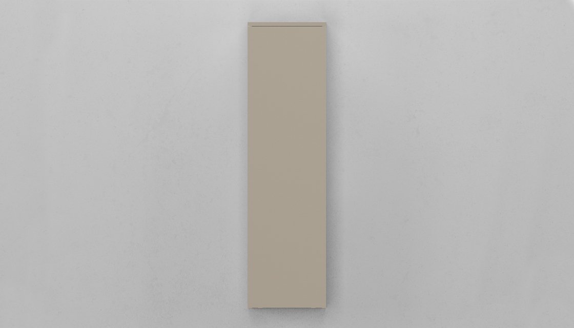 Приобрести пенал подвесной velvex unit, зеркало внутрь, 120 см, бежевый ppuni.120.zv-215