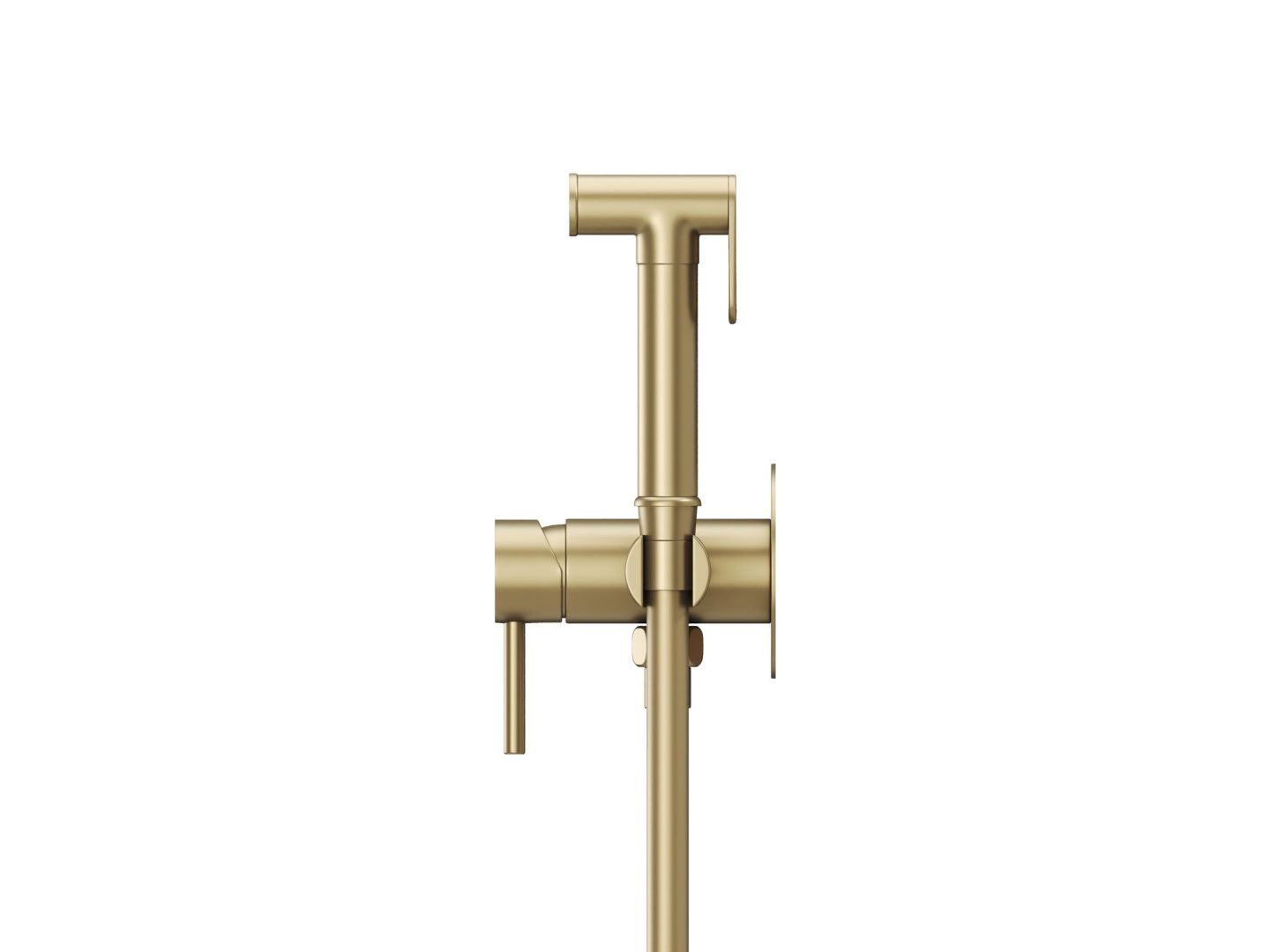 Приобрести hayzburg встраиваемый смеситель с гигиеническим душем, золото матовое hb-2005bg