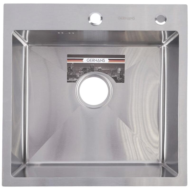 Приобрести gerhans кухонная мойка 50х50 см, сатин