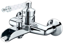 Boheme Смеситель для ванны Vogue, хром\белый матовый 223-MR-W