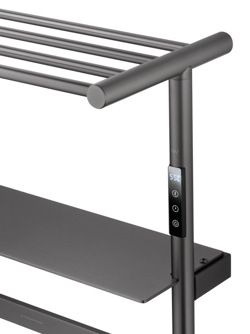 Приобрести полотенцесушитель электрический wonzon & woghand düsseldorf, темный графит (ww-a208-gm)