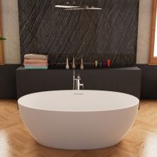 Frank Акриловая ванна F6139 White,173х103 см, отдельностоящая