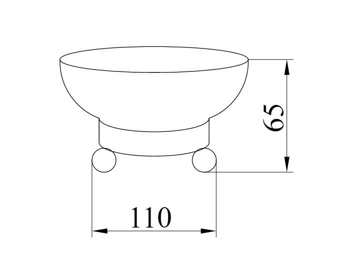 Приобрести boheme мыльница hermitage, хром 10390