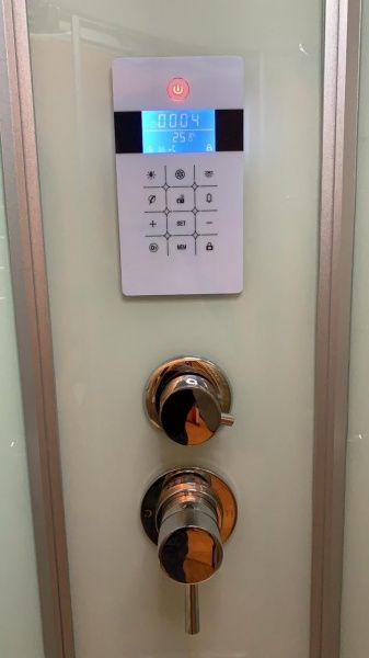 Приобрести frank душевая кабина f610l с паром, левостороняя