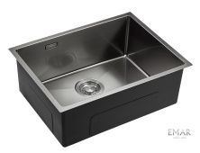 Emar Кухонная мойка 59х42 см, графит EMB-132 PVD Nano Dark