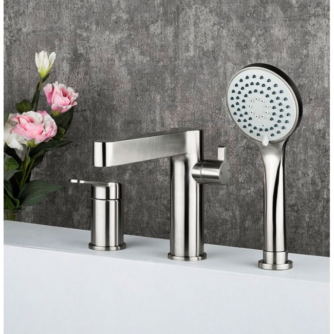 Приобрести gappo смеситель на борт ванны g1199-30, 3 отверстия, сатин 17430