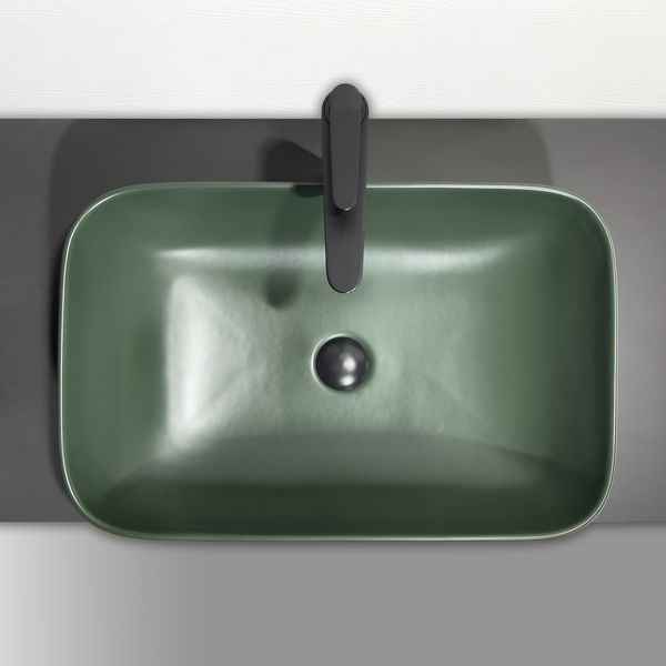 Приобрести comforty раковина 78575mdg-60 60х41 см, темно-зеленая матовая