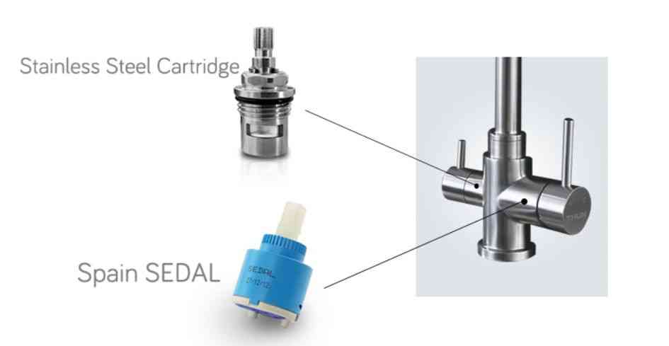 Приобрести belbagno смеситель для кухни, фильтр питьевой воды, сатин bb-lam15-in