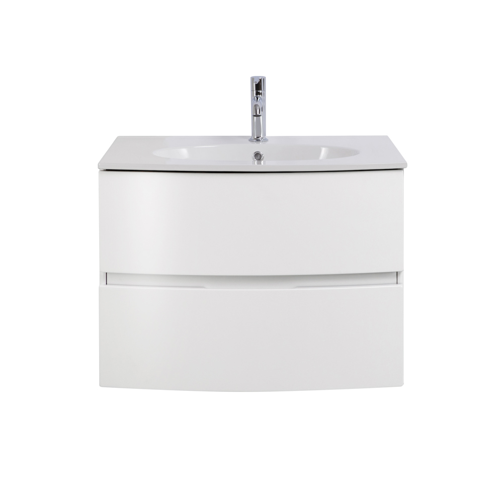 Приобрести cezares тумба подвесная с раковиной elettra 75 см bianco opaco, белая 55521