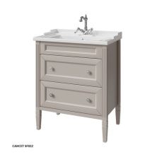 Caprigo Тумба с раковиной ALBION CONCEPT 70 см, серая