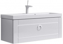 Тумба подвесная с раковиной Aqwella Infinity 100 см inf.01.10/001