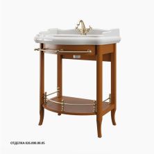 Caprigo Тумба с раковиной TREVI 70 см, светлое дерево, эмаль