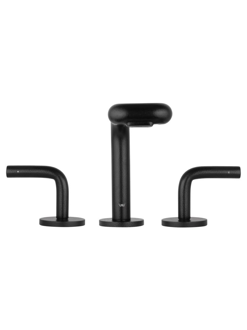 Приобрести смеситель для раковины высокий wonzon & woghand loop, черный матовый (ww-131-00-508)