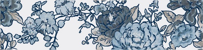 Приобрести бордюр настенный kerama marazzi жардим 1 300х72 голубой vt/a491/11037r