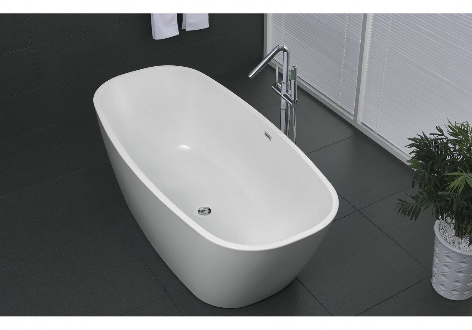 Приобрести ванна акриловая отдельностоящая belbagno 170x78 см, bb72-1700