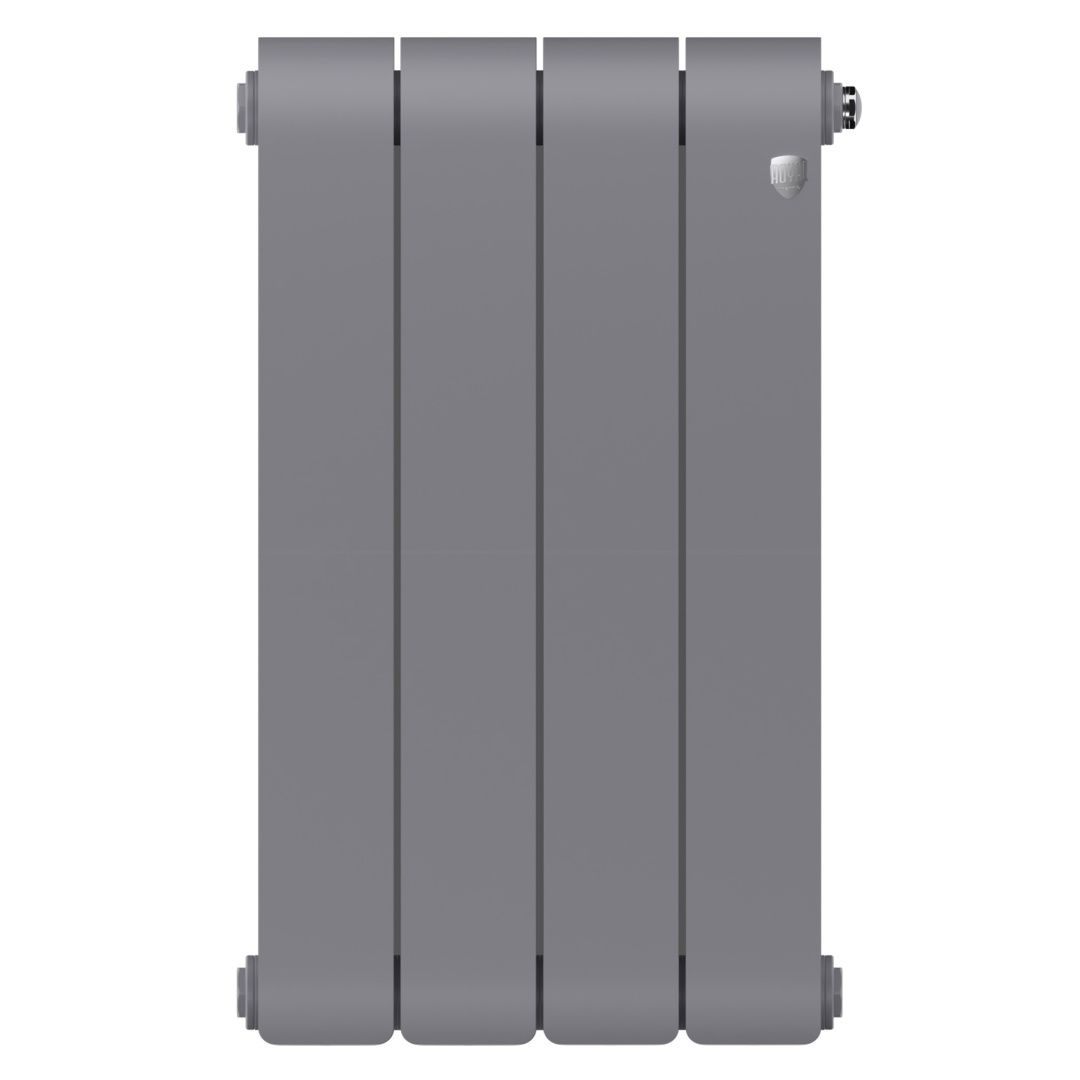 Приобрести royal thermo радиатор биметаллический infinity 500 /silver satin ( серебристый ) -4 секц.