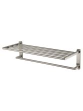 Полотенцедержатель с полкой WONZON & WOGHAND GRAFFITY, Брашированный никель (WW-9381-BN)