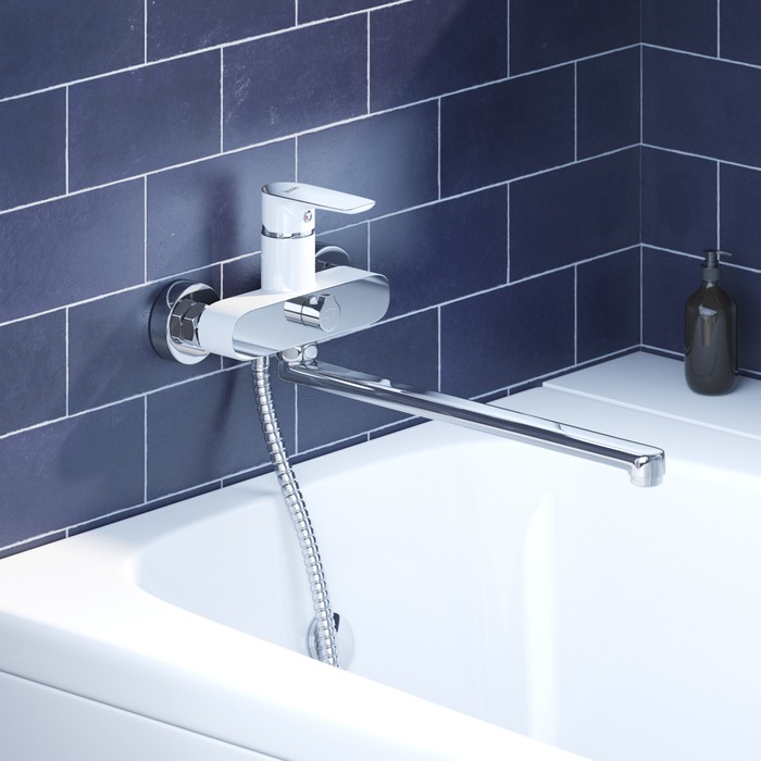 Приобрести iddis смеситель для ванны cloud 215мм, белый\хром closbl2i10wa