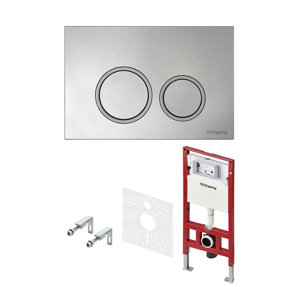 Приобрести tece инсталляция с подвесным унитазом 3в1 spring r, k401101wck