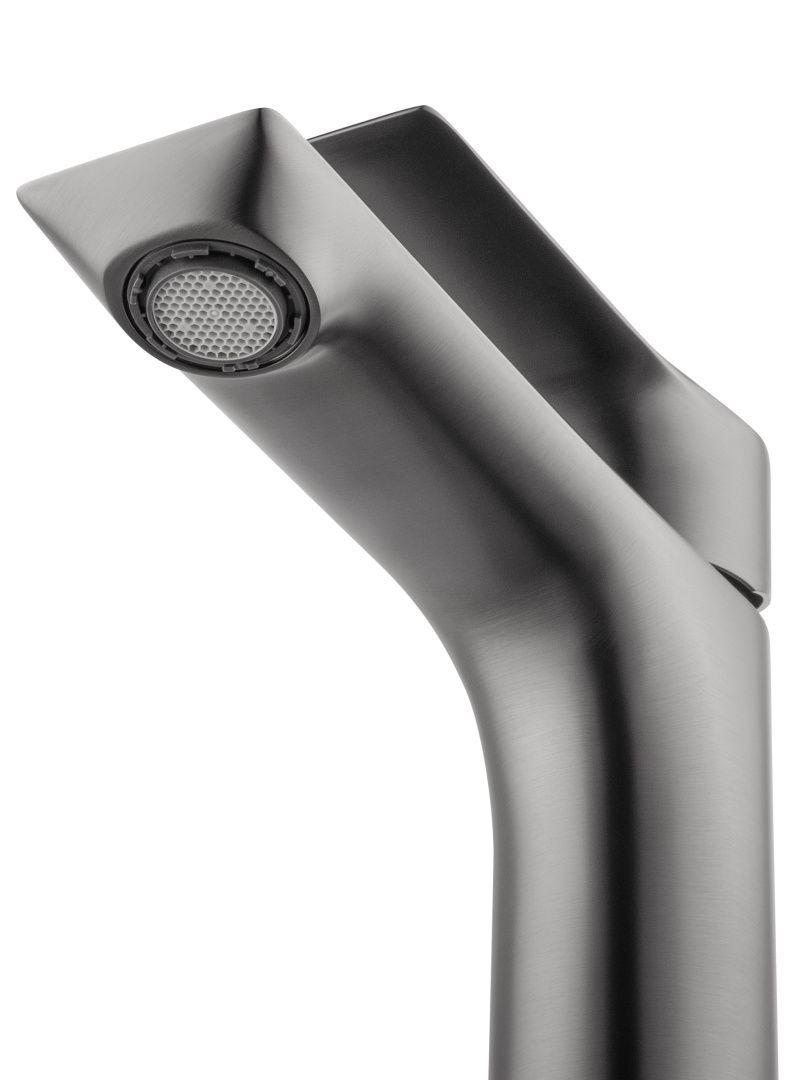 Приобрести смеситель для раковины wonzon & woghand brilliant, темный графит (ww-88018079-bgm)