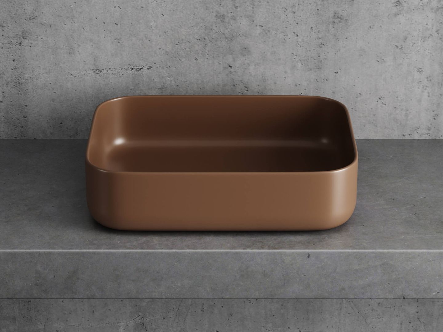 Приобрести hayzburg накладная раковина чаша 50х39 см, кофеин матовая hb-0037mdb