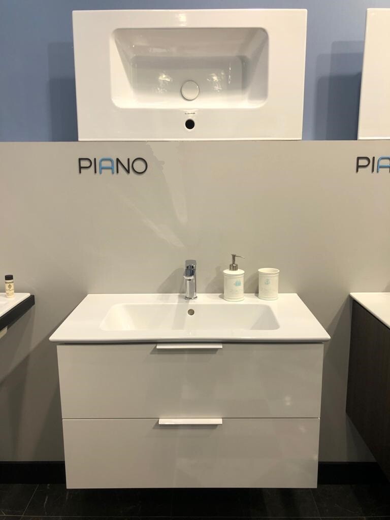 Приобрести тумба подвесная с раковиной kerama marazzi piano 75 см, белый