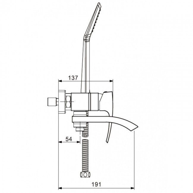 Приобрести gappo смеситель для ванны и душа g3207-8, белый\хром 88435
