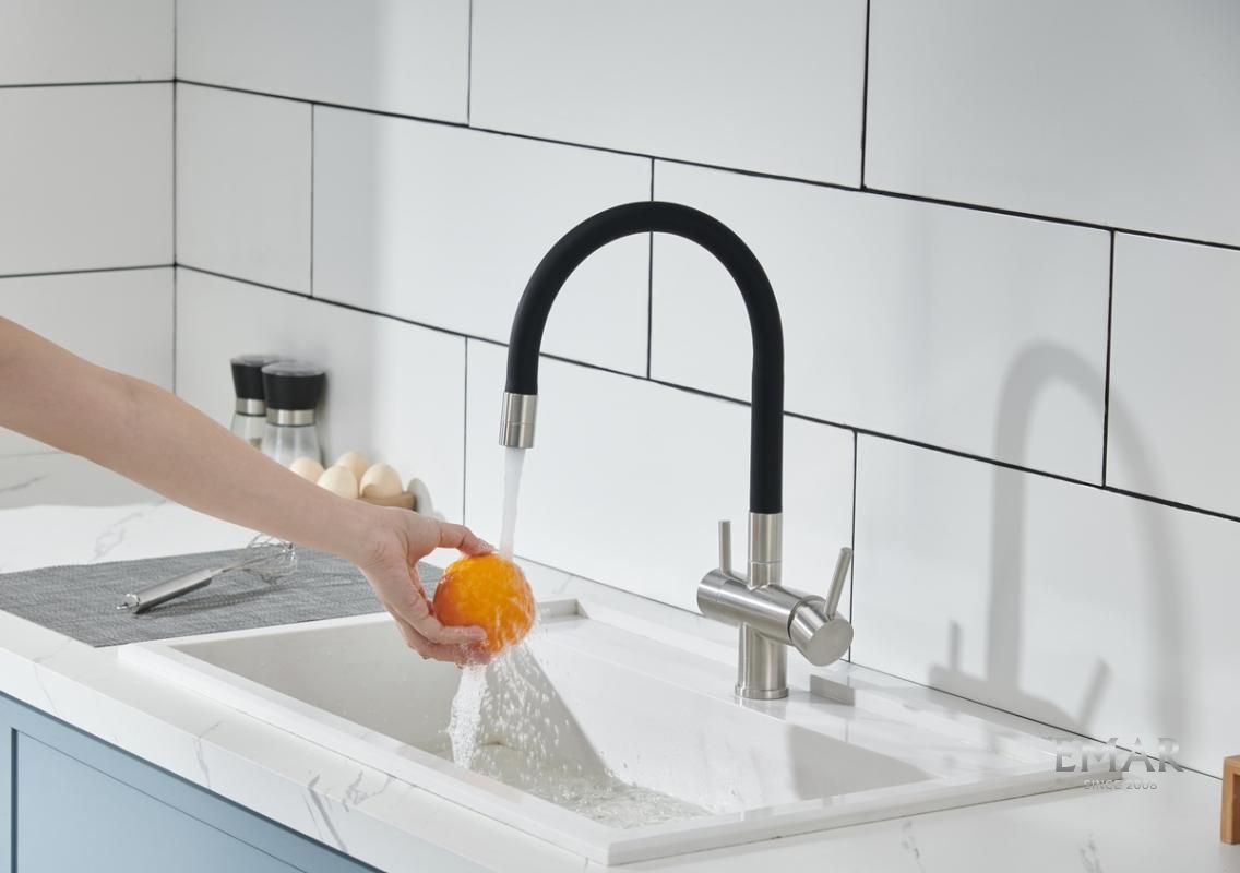 Приобрести emar смеситель для кухни, сатин ес - 3015 satin