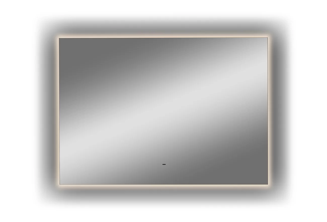 Приобрести continent зеркало с подсветкой trezhe 100х70 см, белое