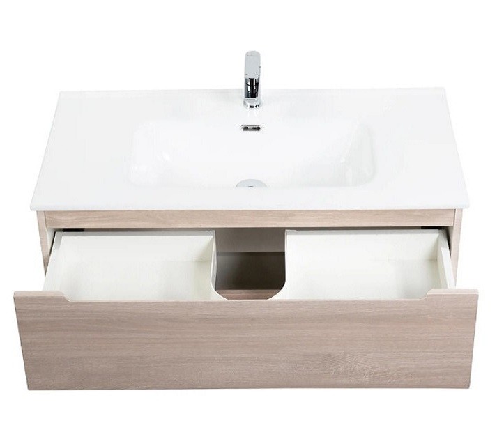 Приобрести тумба подвесная с раковиной belbagno etna-1000-2c-so-rg-p 100 см, rovere grigio