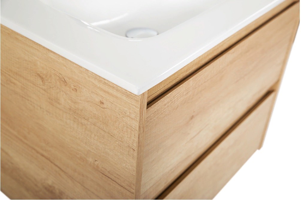 Приобрести тумба подвесная с раковиной belbagno kraft-700-2c-so-rnn 70 см, rovere nebrasca nature