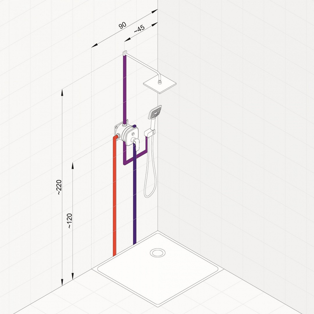 Приобрести набор 7 в 1 kludi ameo с кнопочным дивертером, хром (416590575,88011,6651405-00,6442505-00,6556005-00,6450005-00,6107105-00)