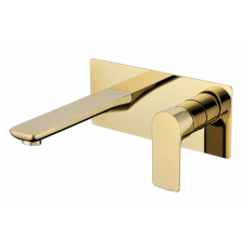 Grocenberg Встраиваемый смеситель для раковины, золото GB599GO