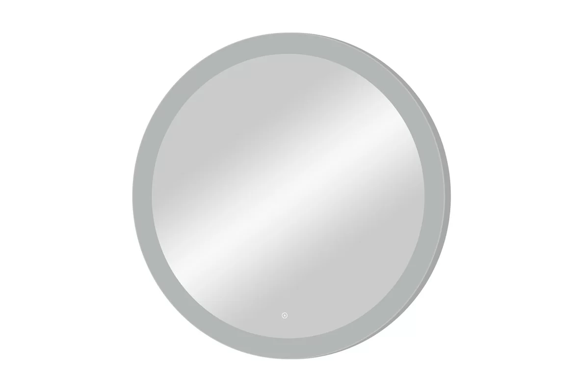 Приобрести continent зеркало с подсветкой rinaldi 77х77 см, белое