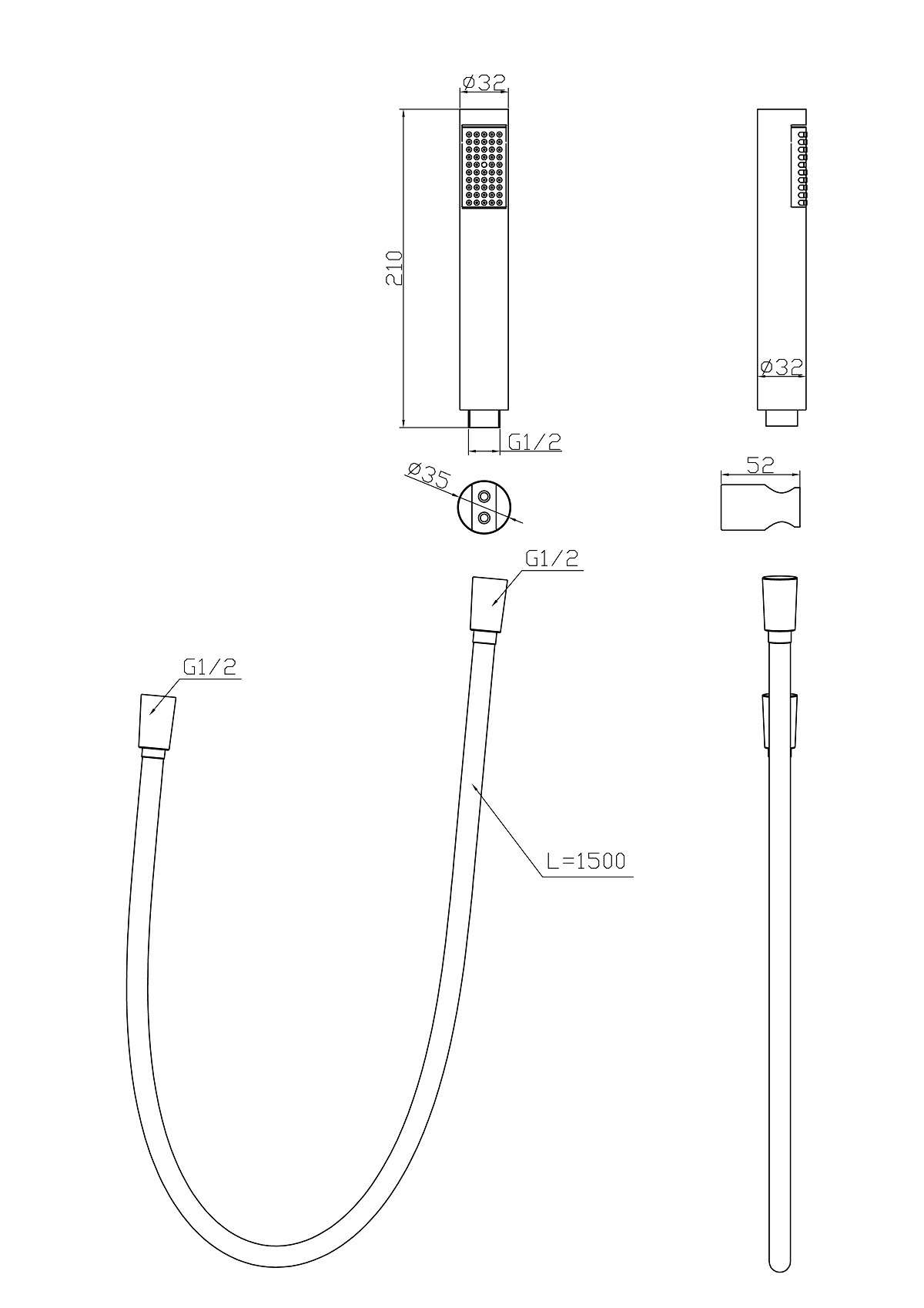 Приобрести belbagno душевой гарнитур uno, хром uno-dfs-crm